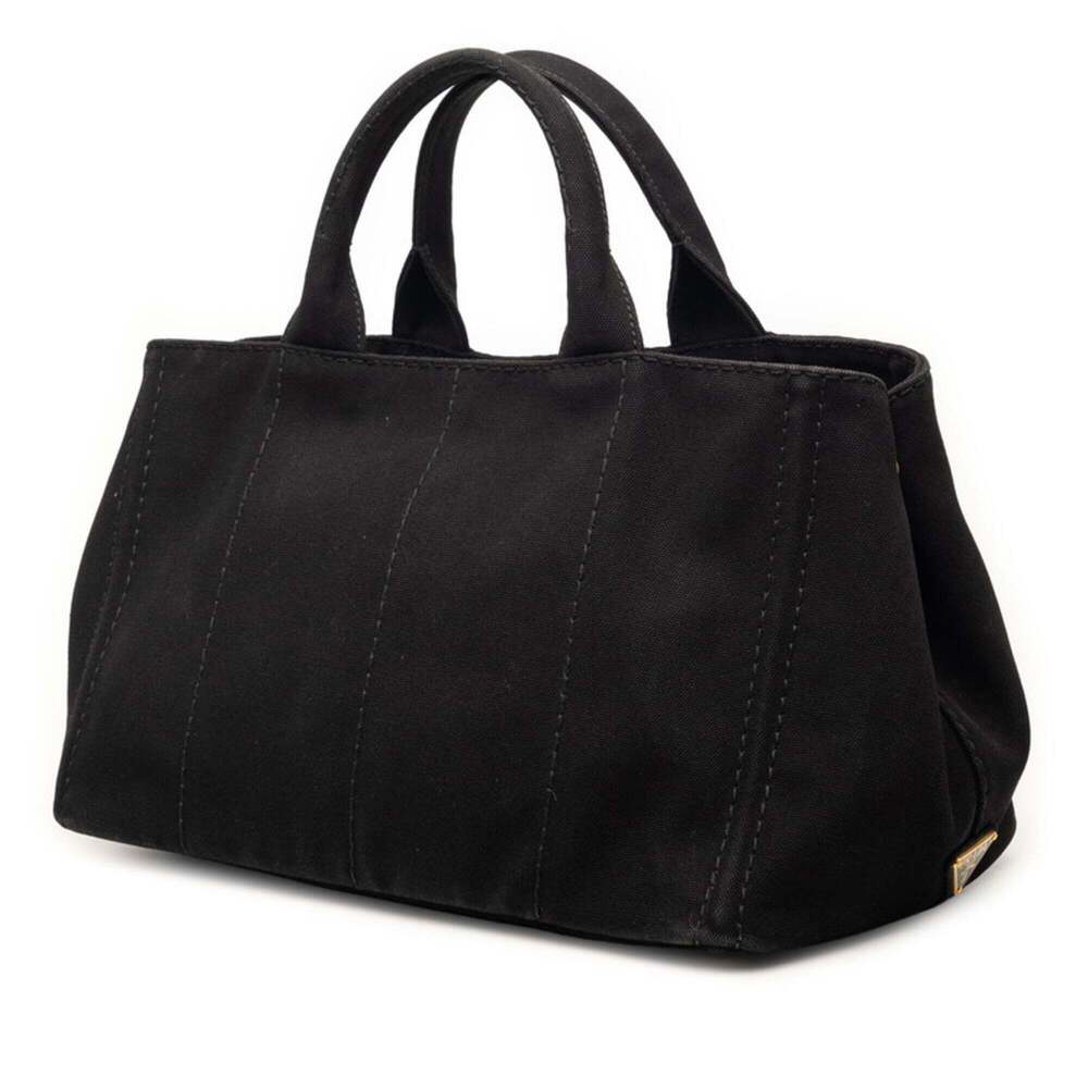 PRADA Black Canvas Shoulder Bag - Picture 2 of 5